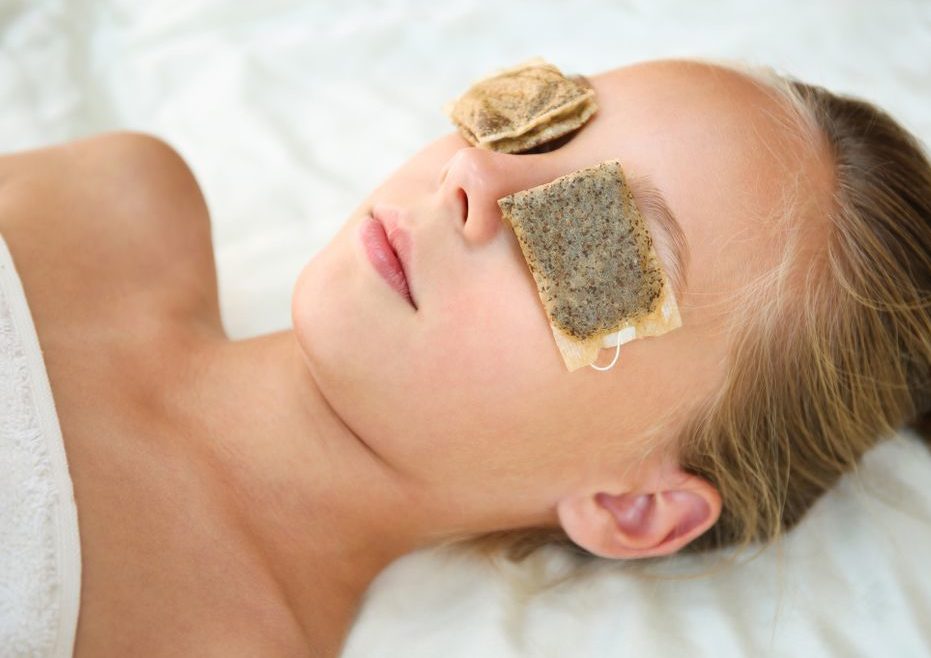 masque anticerne au thé pour la beauté des yeux