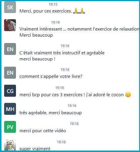 témoignage atelier webinar Yoga des Yeux